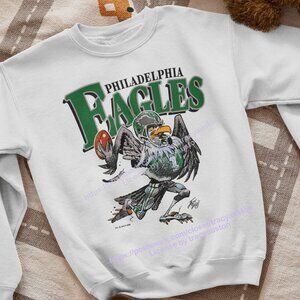 Vintage Philadelphia Eagles Football Sweatshirt Retro NFL Eagles Unisex Shirt